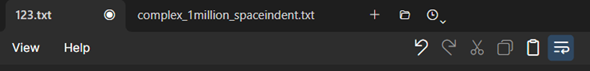 DMEdit toolbar zones